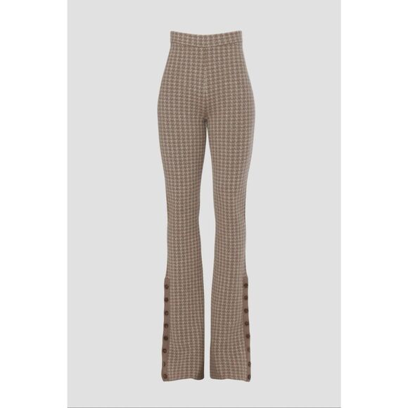 NAADAM Houndstooth Sweater Pants - Picture 2 of 10